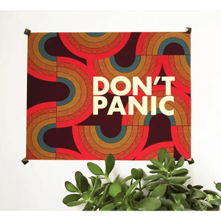 Don'T Panic- 11 X 14 Print - The Boho Depot
