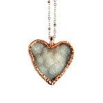 Druzy Heart Necklace