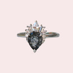 Black Rutilated Quartz Ring