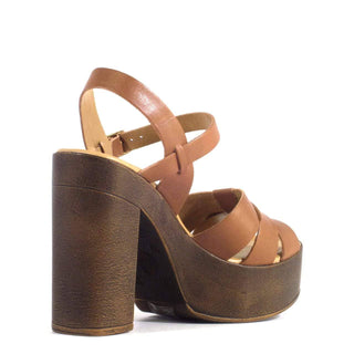 Hollie Leather Platform Sandals