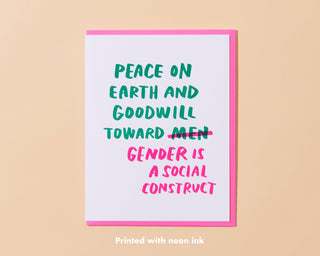 Goodwill/Gender is a Social Construct Christmas Card