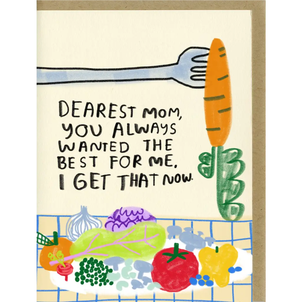’Eat Your Veggies’ Greeting Card