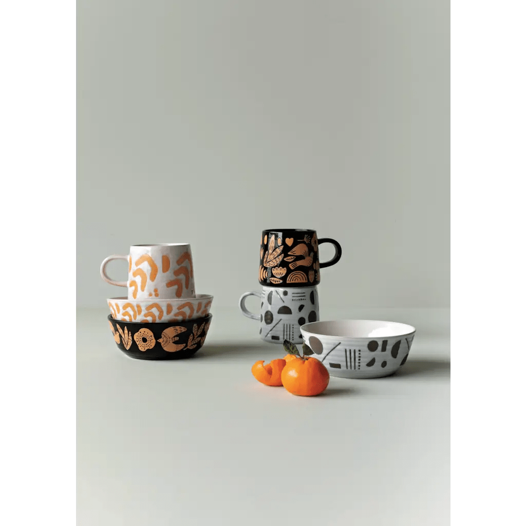 Echo Imprint Stoneware Mug | 12 oz
