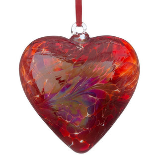 Glass Friendship Heart 12cm