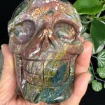 Crystal Skull - Ocean Jasper