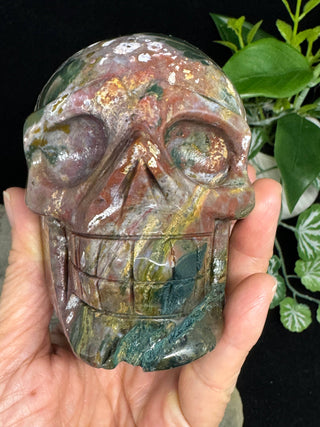 Crystal Skull - Ocean Jasper