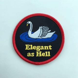 Elegant As Hell- Iron On Patch