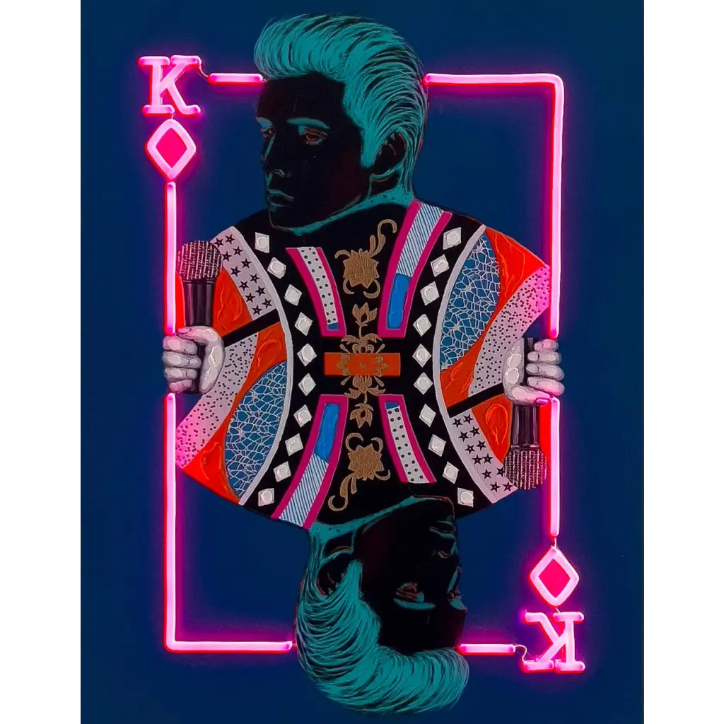 ’Elvis’ Wall Artwork - LED Neon