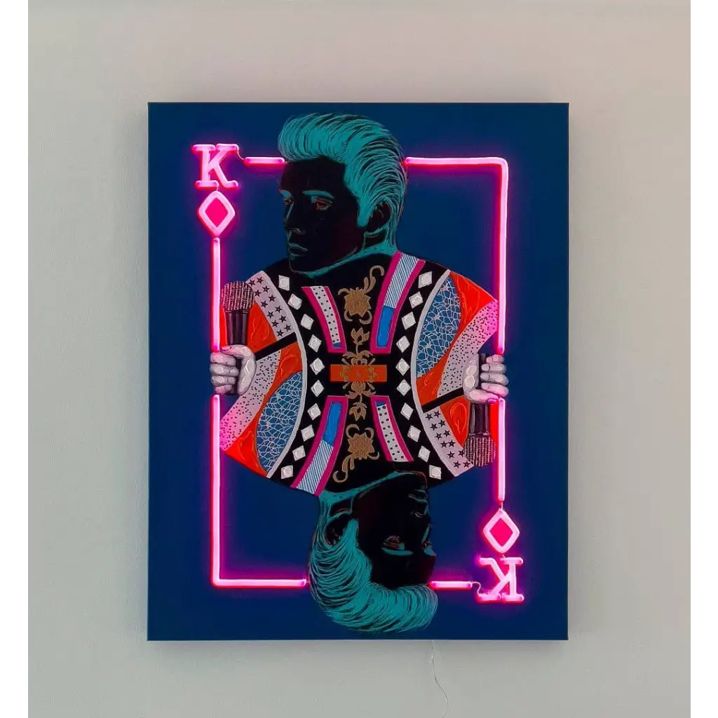 ’Elvis’ Wall Artwork - LED Neon