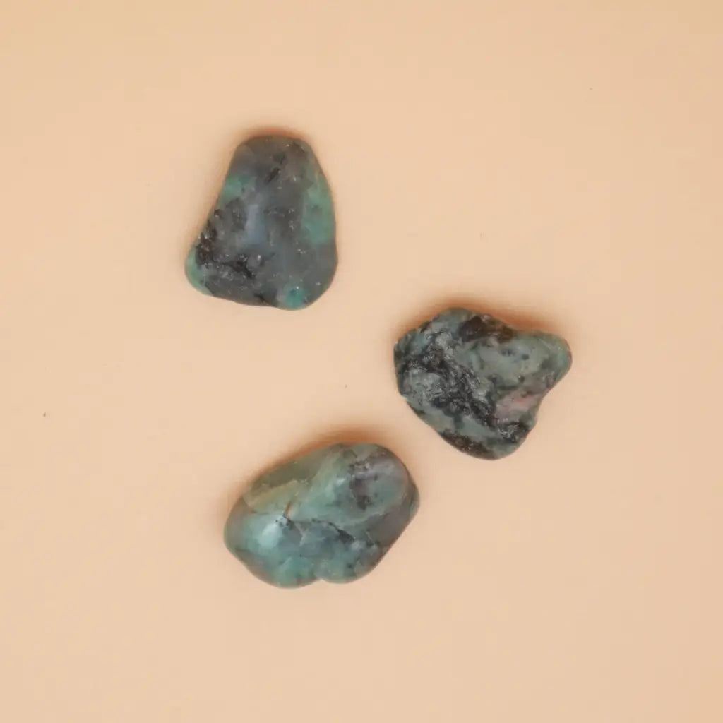 Emerald Crystal Tumbled Stone - Crystals