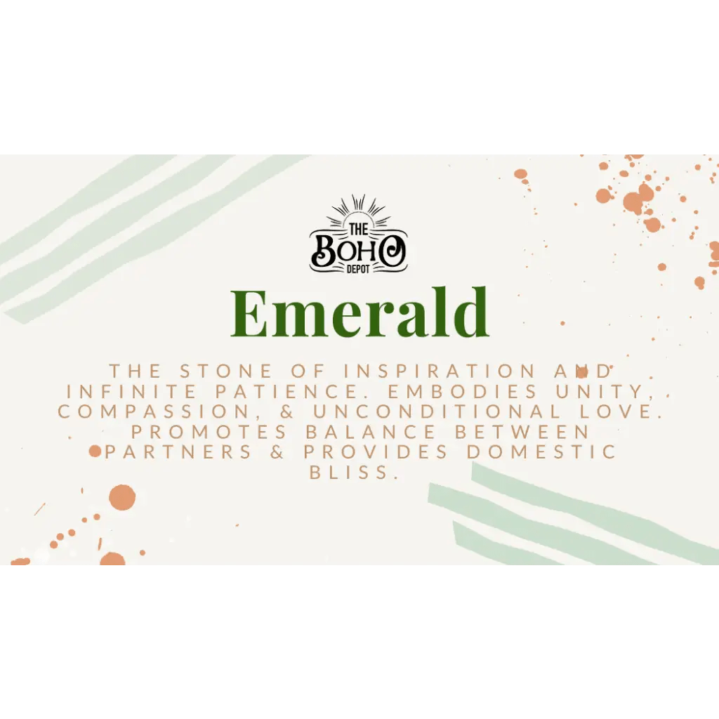 Emerald Crystal Tumbled Stone - Crystals