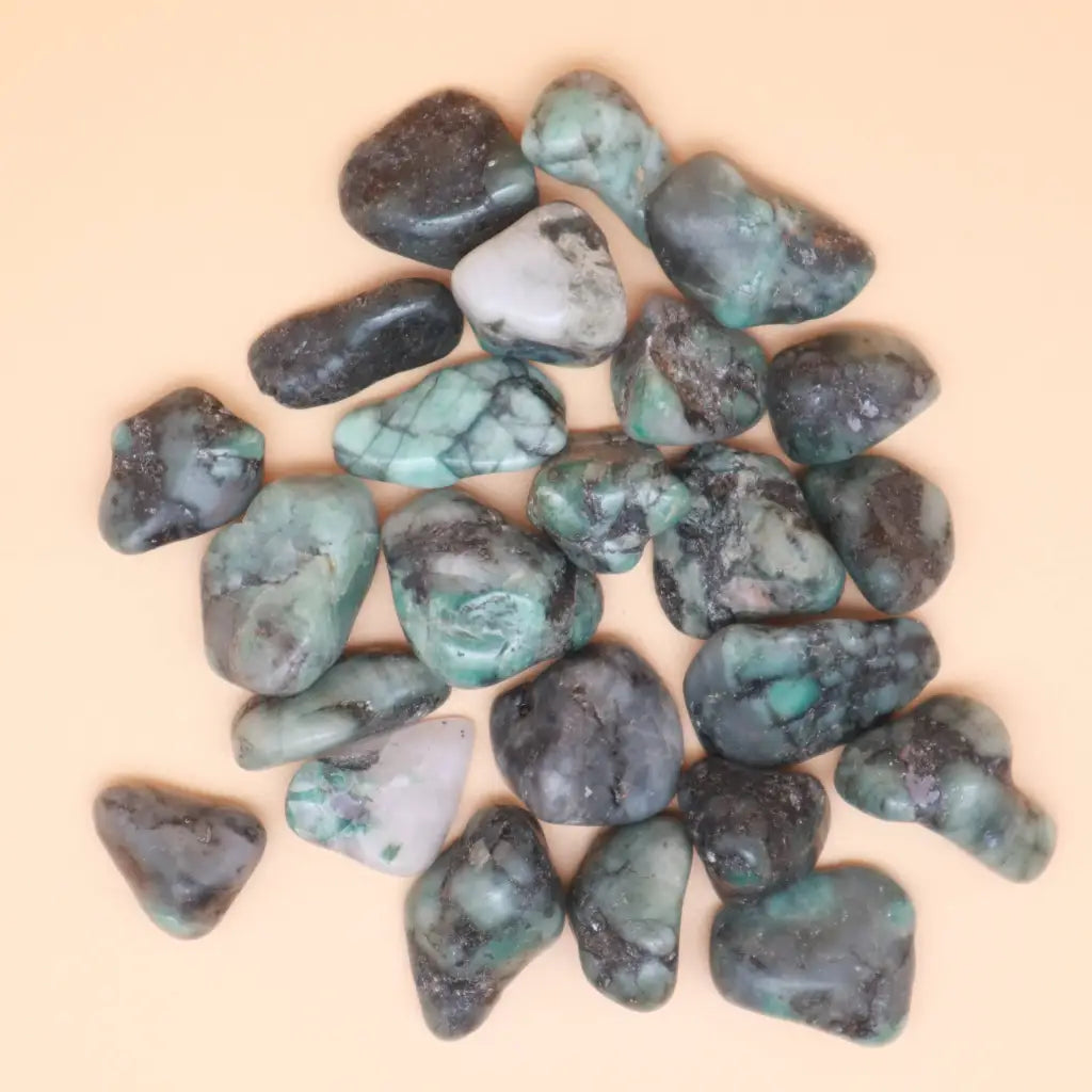 Emerald Crystal Tumbled Stone - Crystals