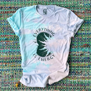 Everything is Energy - Green Dream Tie Dye Tee - Small