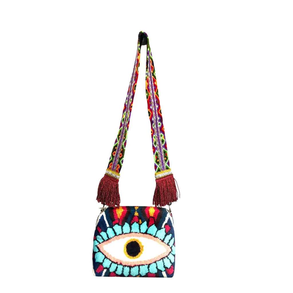 Evil Eye ’La Baby Velvet’ Handbag