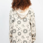 Boho Festival Printed Hoodie - Celestial