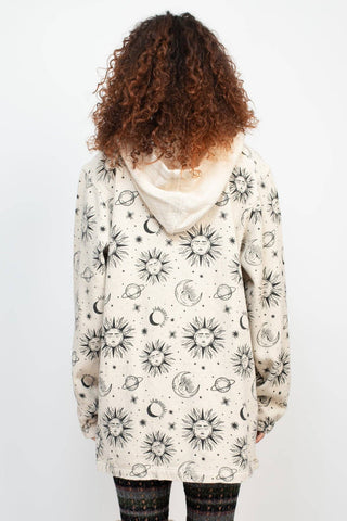 Boho Festival Printed Hoodie - Celestial