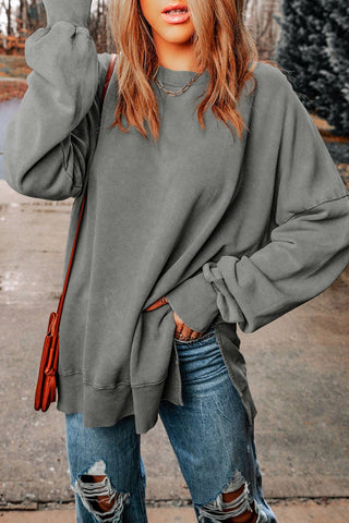 Oversized Sweatshirt - Drop Shoulder