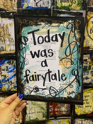 Taylor Swift Art - Today was a Fairytale