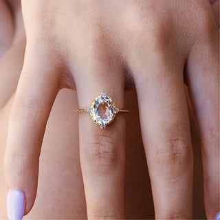 White Topaz Ring