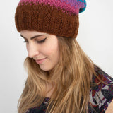 Handmade Wool Knit Pompom Beanie