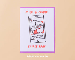 Thirst Trap Greeting Card