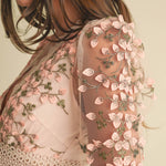 Floral Lace Mini Dress