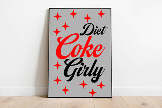 Art Print: Diet Coke Girly