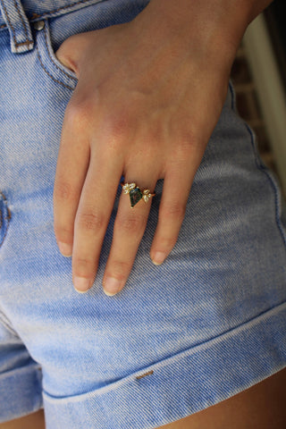 Moss Agate Ring