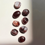 hematoid quartz tumble fire quartz red clear crystal
