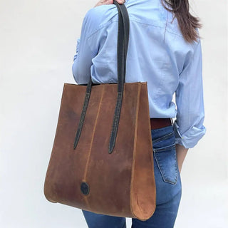 Florence light Brown Leather Handbag