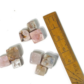 Flower Agate Tumbled Square Spiritual Stone