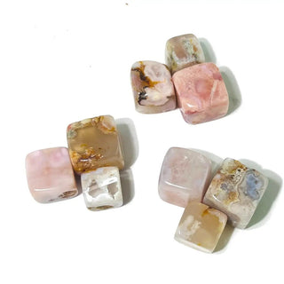 Flower Agate Tumbled Square Spiritual Stone