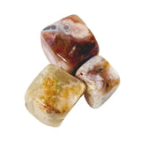 Flower Agate Tumbled Square Spiritual Stone