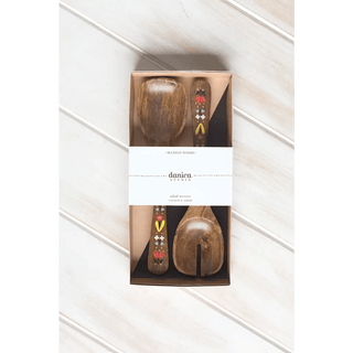 Frida Mango Wood Salad Server Set