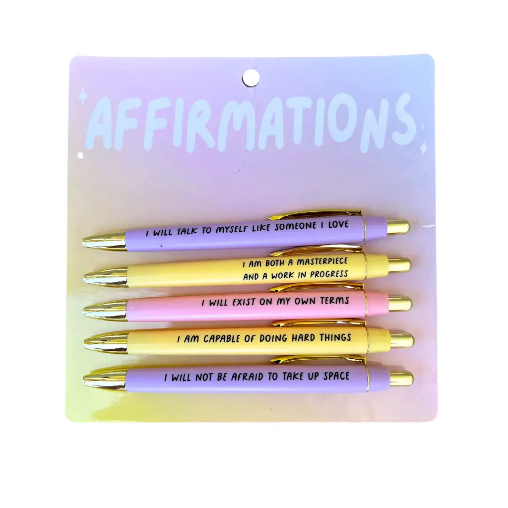 Affirmations Self Love Pen Set
