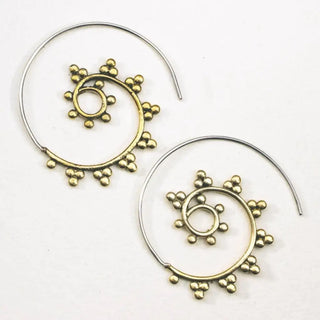 Galactic Spiral Earrings