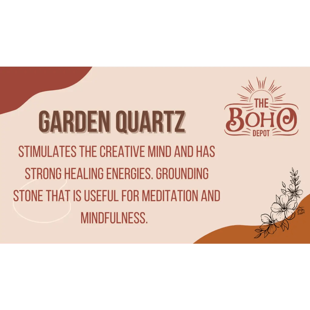 Garden Quartz Crystal Tumbled Stone - Crystals