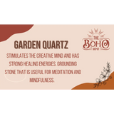 Garden Quartz Crystal Tumbled Stone - Crystals