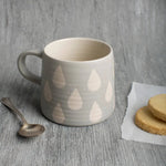 Gray Imprint Ceramic Mug | 14 oz