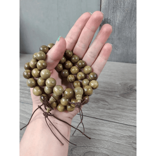 Green Sandalwood Mala Bracelet