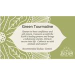 Green Tourmaline Crystal Pieces