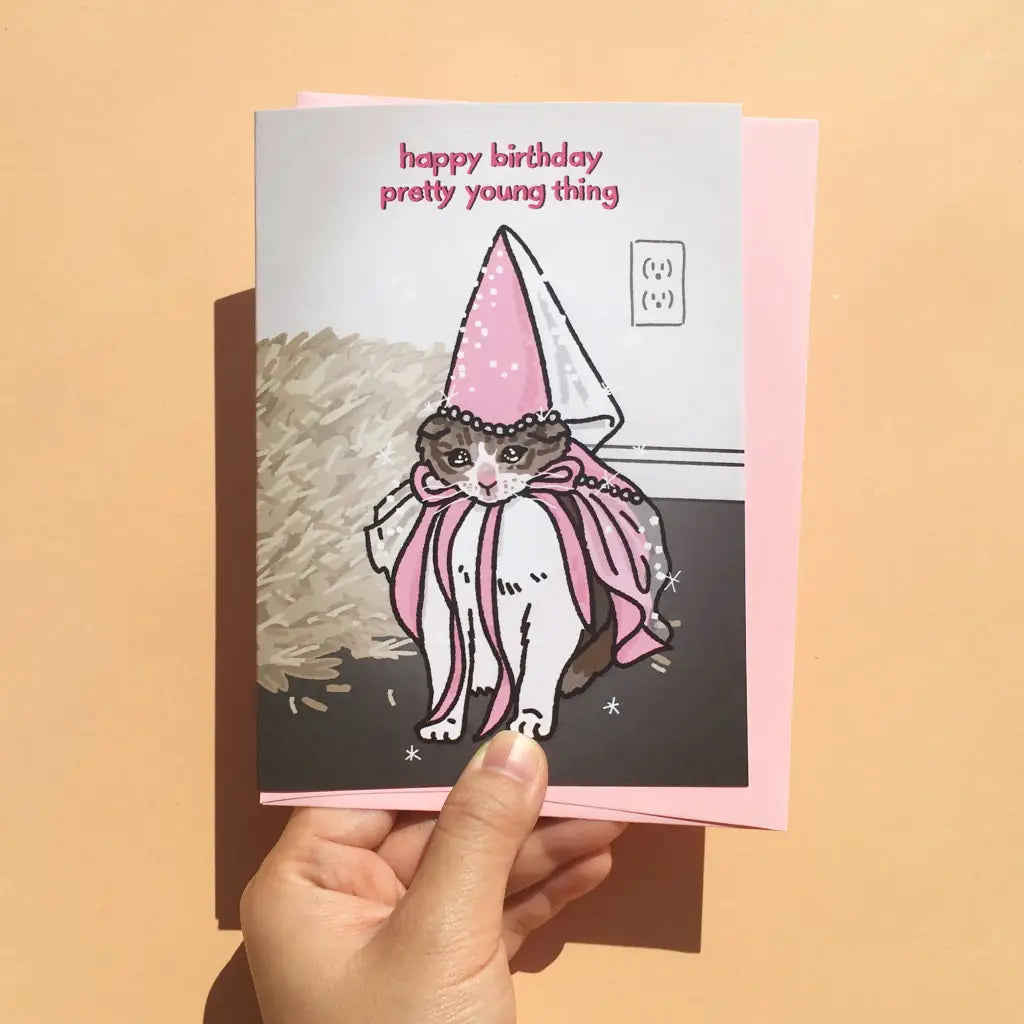 Greeting Cards - Happy Birthday Pretty Young Thing