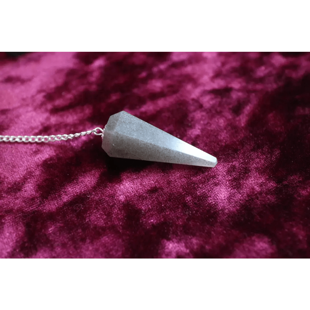 Grey Aventurine Gemstone Pendulum - The Boho Depot