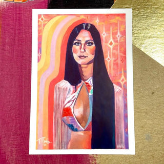 Groovy Cher Sticker by Tyler Darling