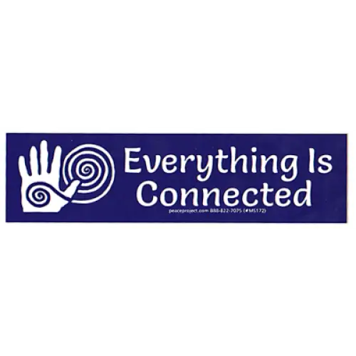 Bumper Sticker - Everything Is Connected