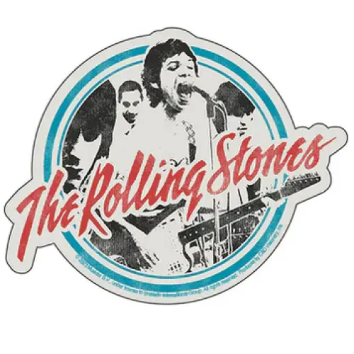 The Rolling Stones Vintage Concert Poster Sticker
