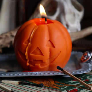 Jack-O-Lantern Candle