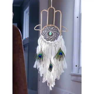 Hamsa Geode Dreamcatcher