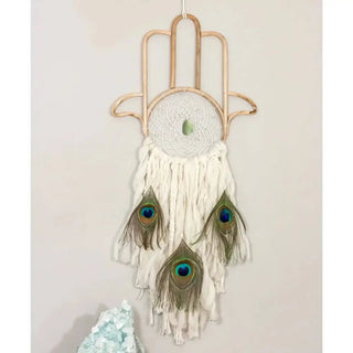 Hamsa Geode Dreamcatcher