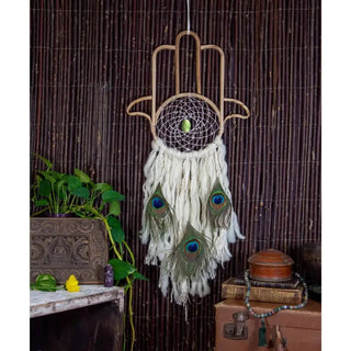 Hamsa Geode Dreamcatcher